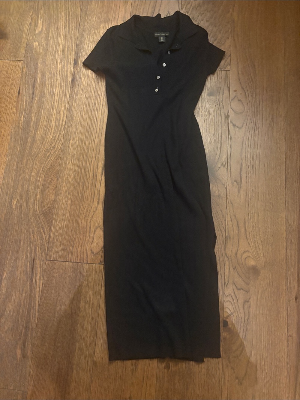House of Harlow 1960 Black Polo Maxi Dress